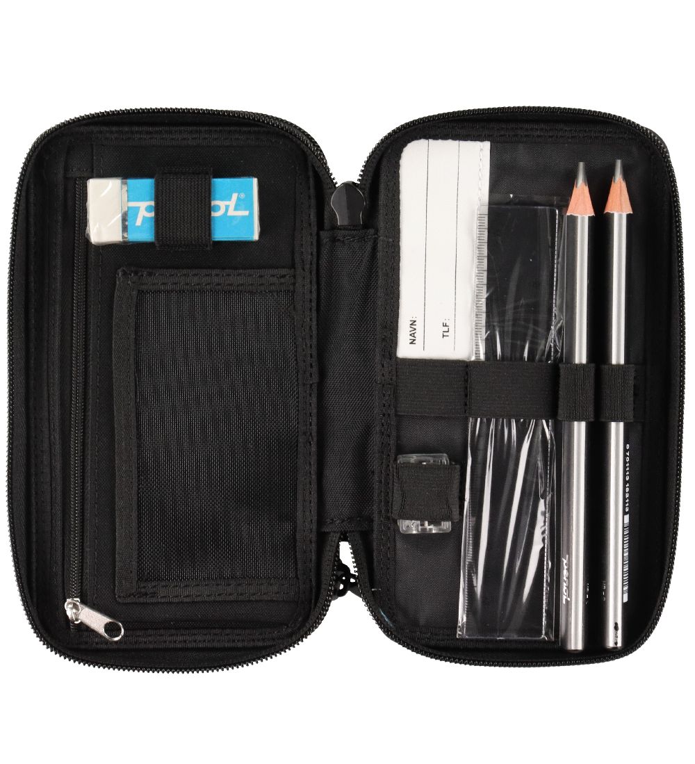 Jeva Pencil Case w. Contents - Twozip - All Ball