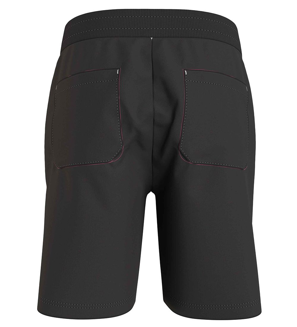 Calvin Klein Sweat Shorts - Logo Tape Jogger - Black