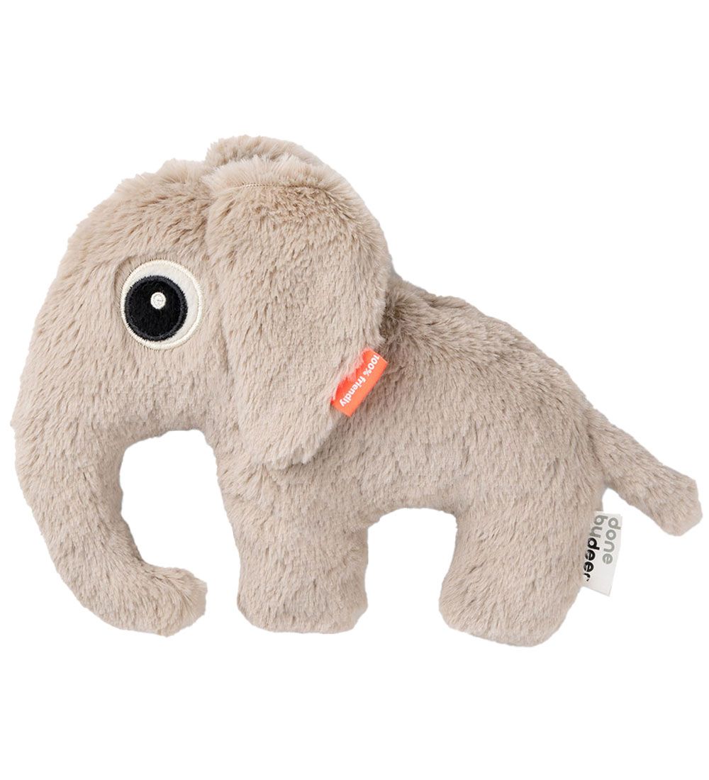 Done by Deer Soft Toy - Cuddle Cute Elphee - 21 cm - Sand