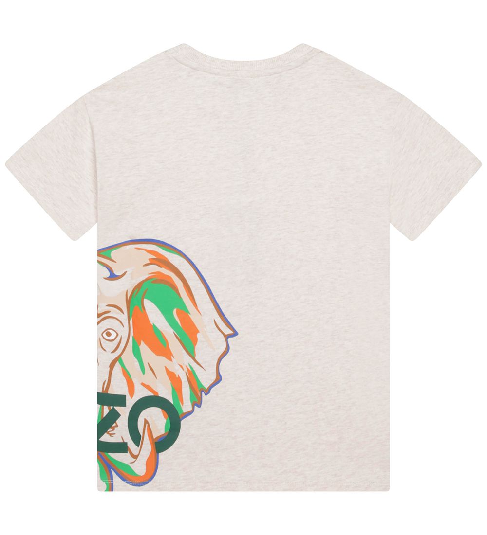 Kenzo T-Shirt - Havane Chine m. Olifant
