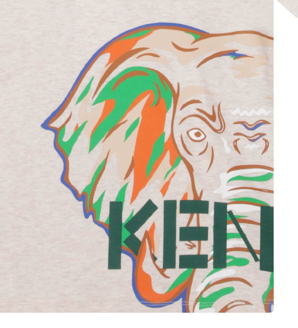 Kenzo T-Shirt - Havane Chine m. Olifant