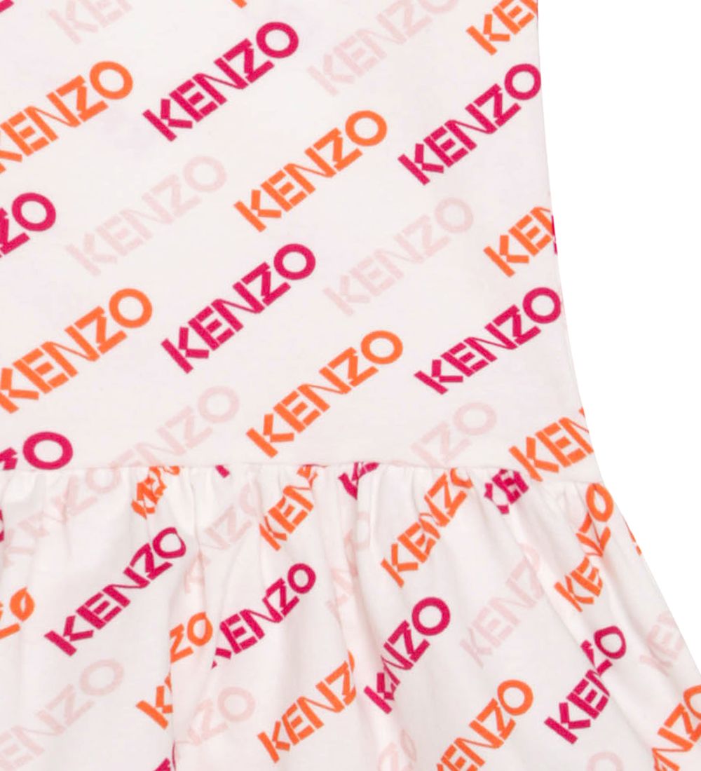 Kenzo Dress - White w. Print