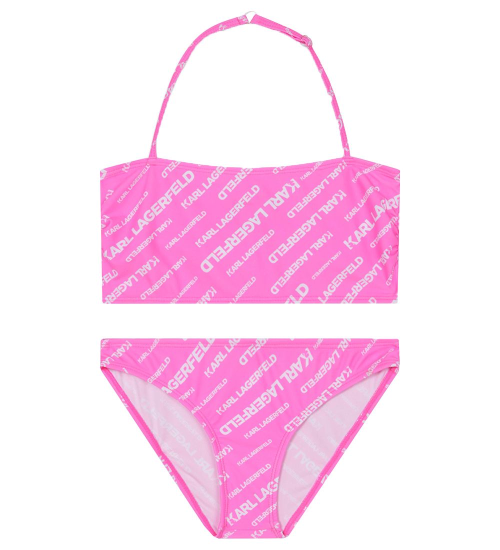 Karl Lagerfeld Bikini - Pink w. White