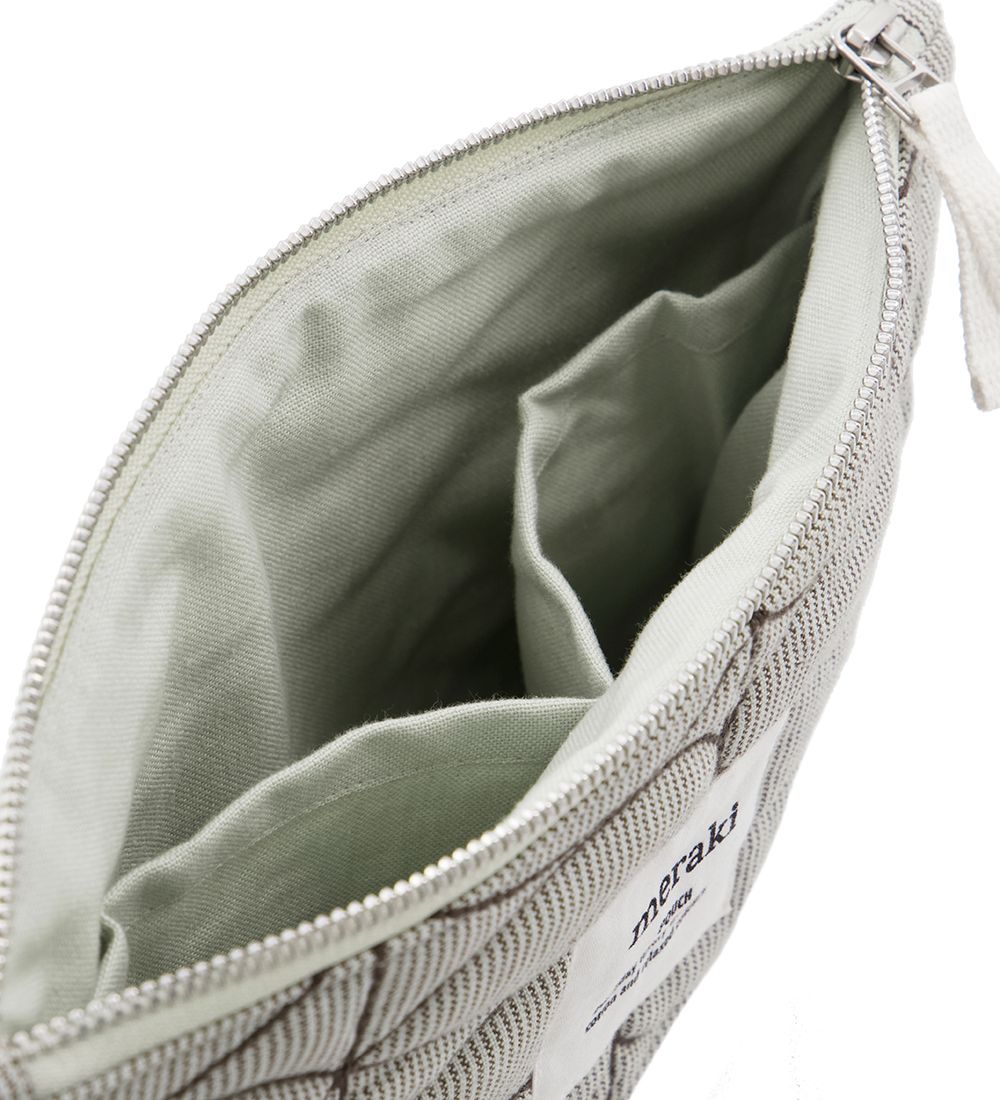 Meraki Toiletry Bag - Mentha - Light Grey/Army Green