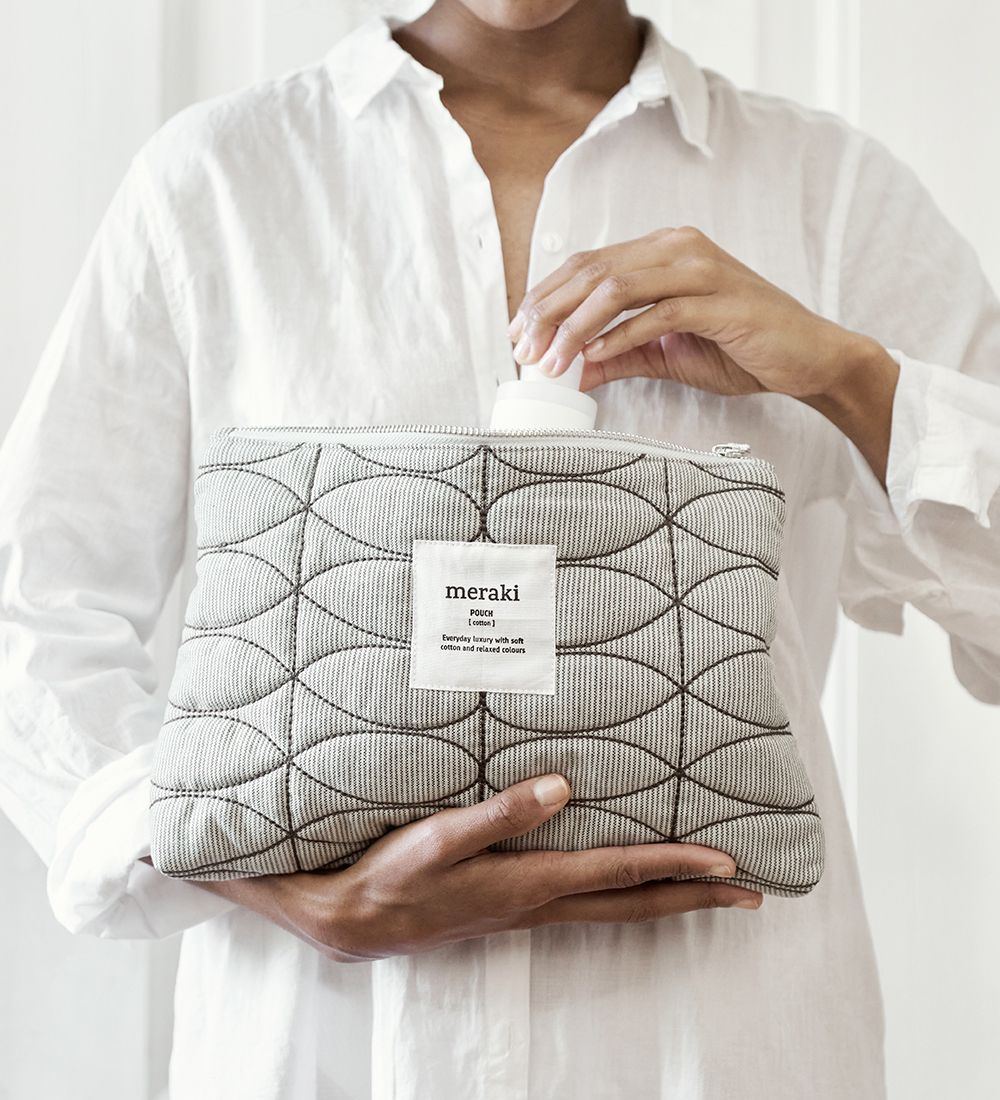 Meraki Toiletry Bag - Mentha - Light Grey/Army Green