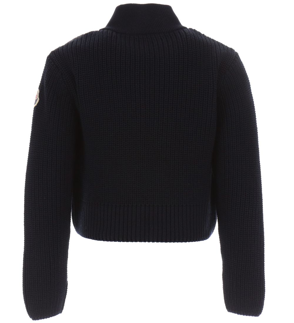 Moncler Cardigan - Knitted/Down - Navy