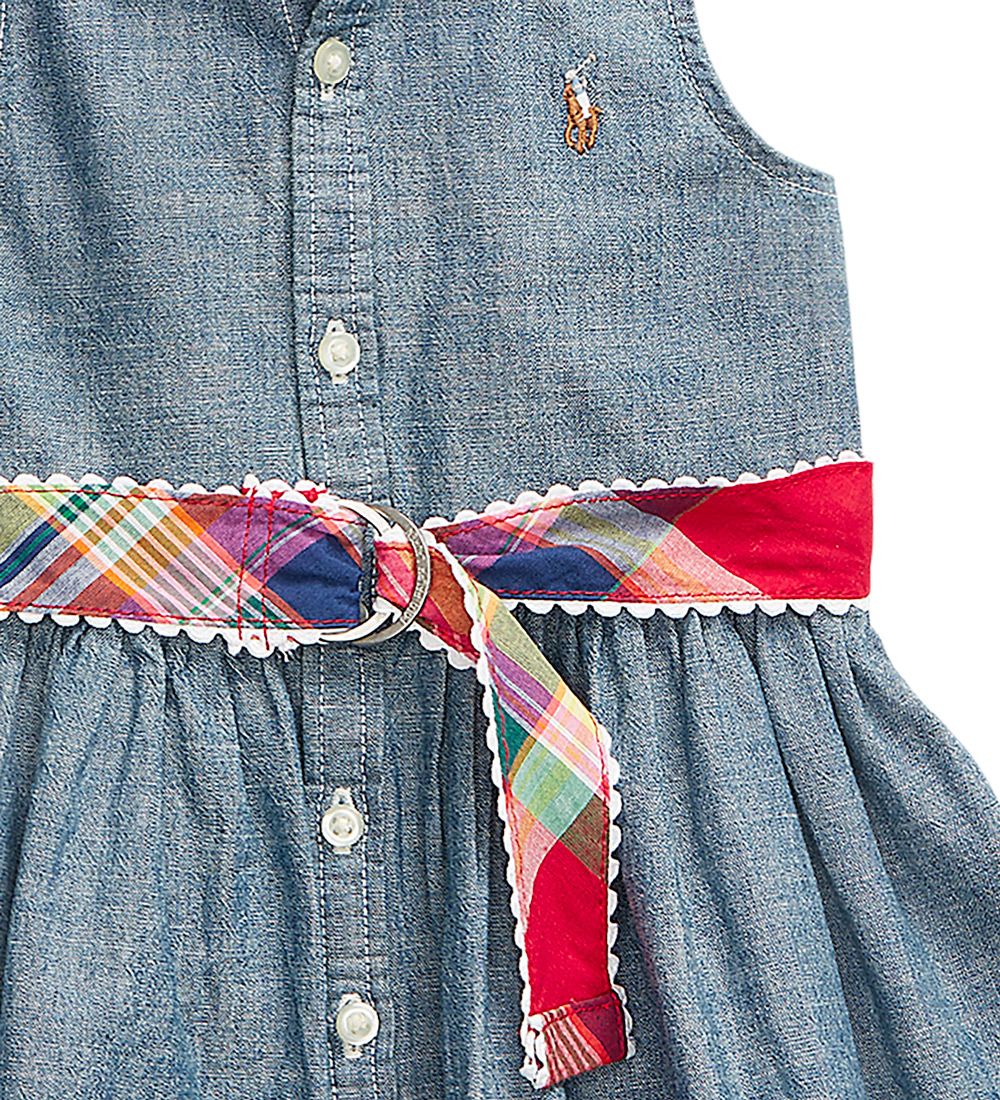 Polo Ralph Lauren Dress w. Bloomers - Denim - Watch Hill - Blue
