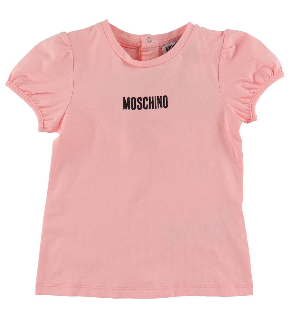 Moschino T-shirt/Spencer - Denim - Pink/Blue w. Logo
