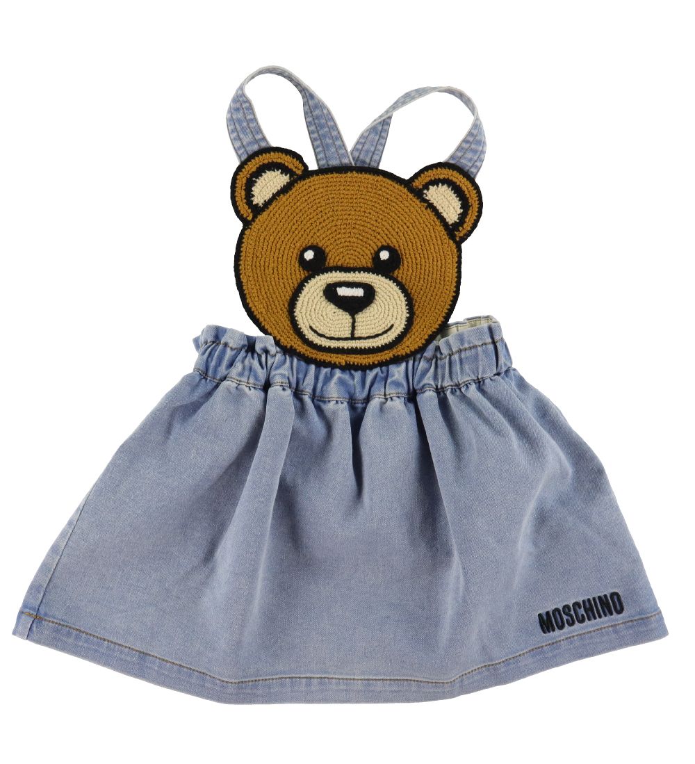 Moschino T-shirt/Spencer - Denim - Pink/Blue w. Logo