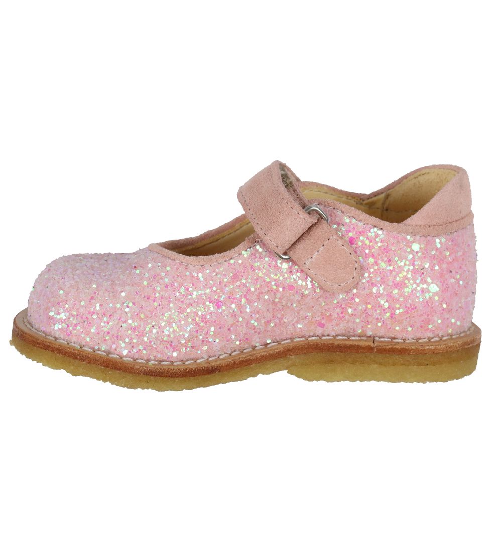 Angulus Shoes - Peach w. Glitter