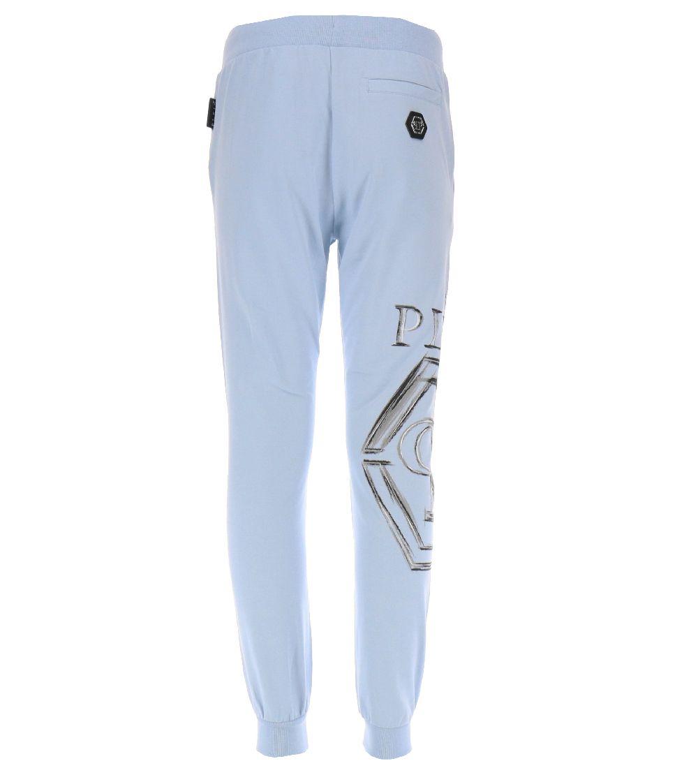 Philipp Plein Joggingbroek - Lichtblauw m. Grijs