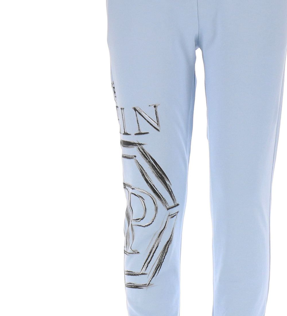 Philipp Plein Joggingbroek - Lichtblauw m. Grijs