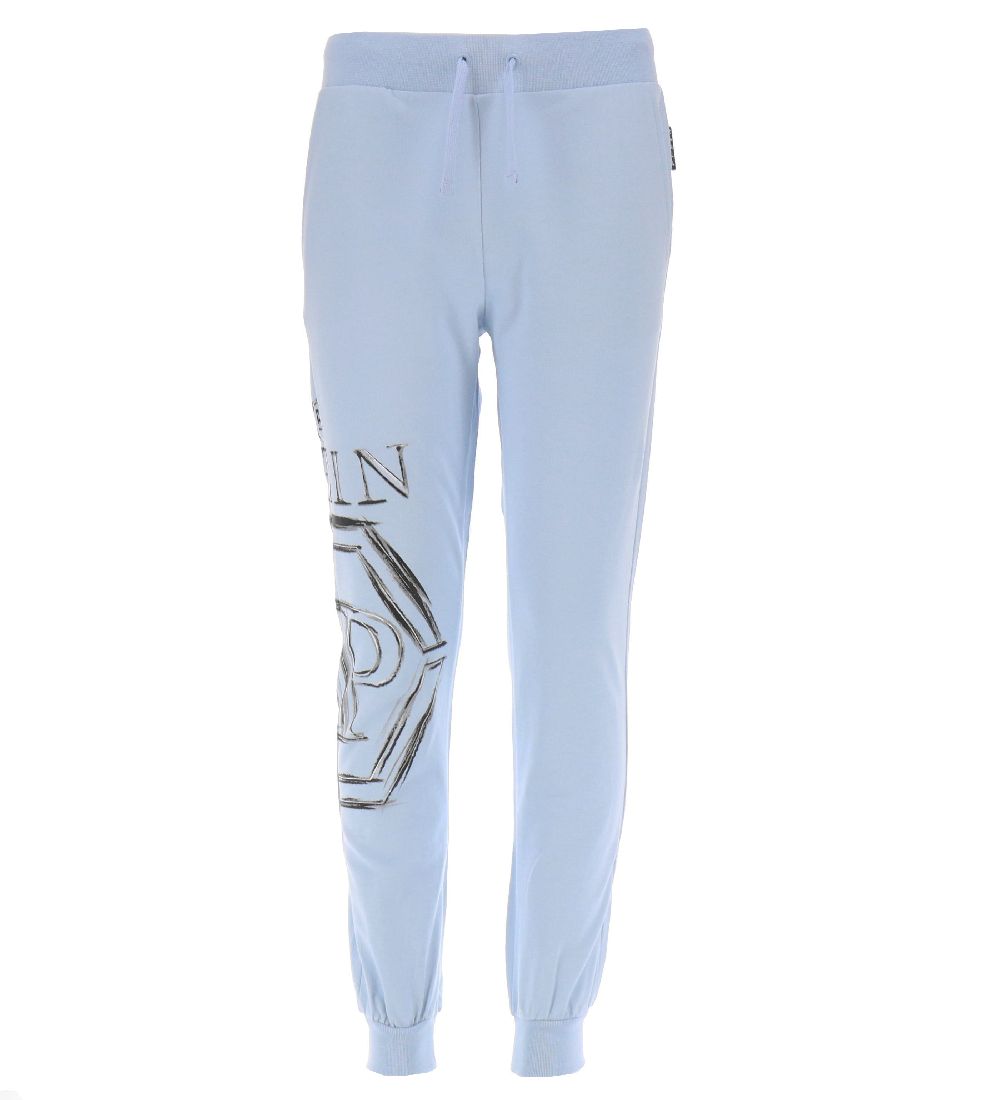 Philipp Plein Joggingbroek - Lichtblauw m. Grijs