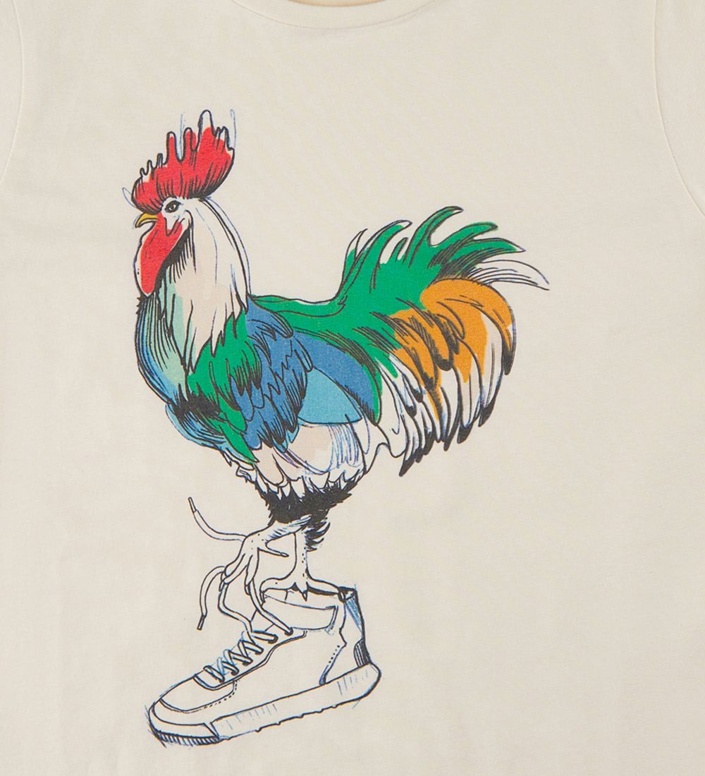 Soft Gallery T-shirt - SgJi - Rooster - Gardenia