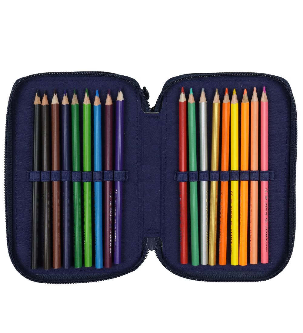 Ergobag Pencil Case w. Contents - Maxi - FireBear