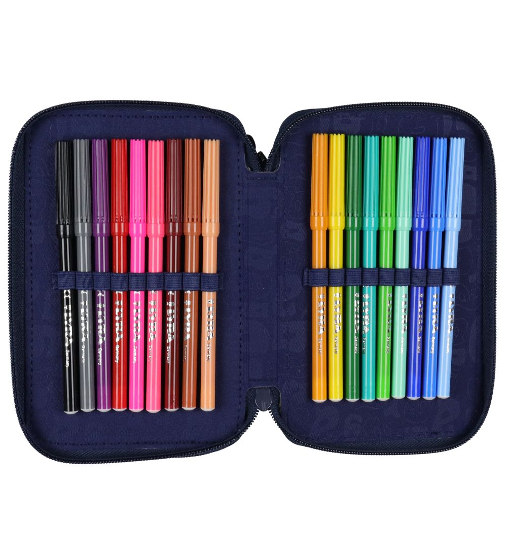 Ergobag Pencil Case w. Contents - Maxi - FireBear