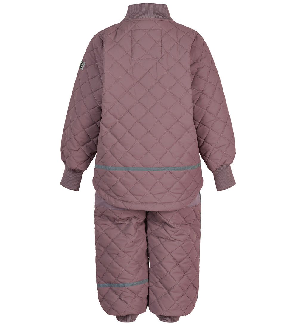 Mikk-Line Thermo Set w. Fleece - Duvet - Coated - Twilight Mauve