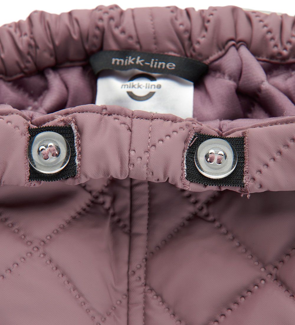 Mikk-Line Thermo Set w. Fleece - Duvet - Coated - Twilight Mauve