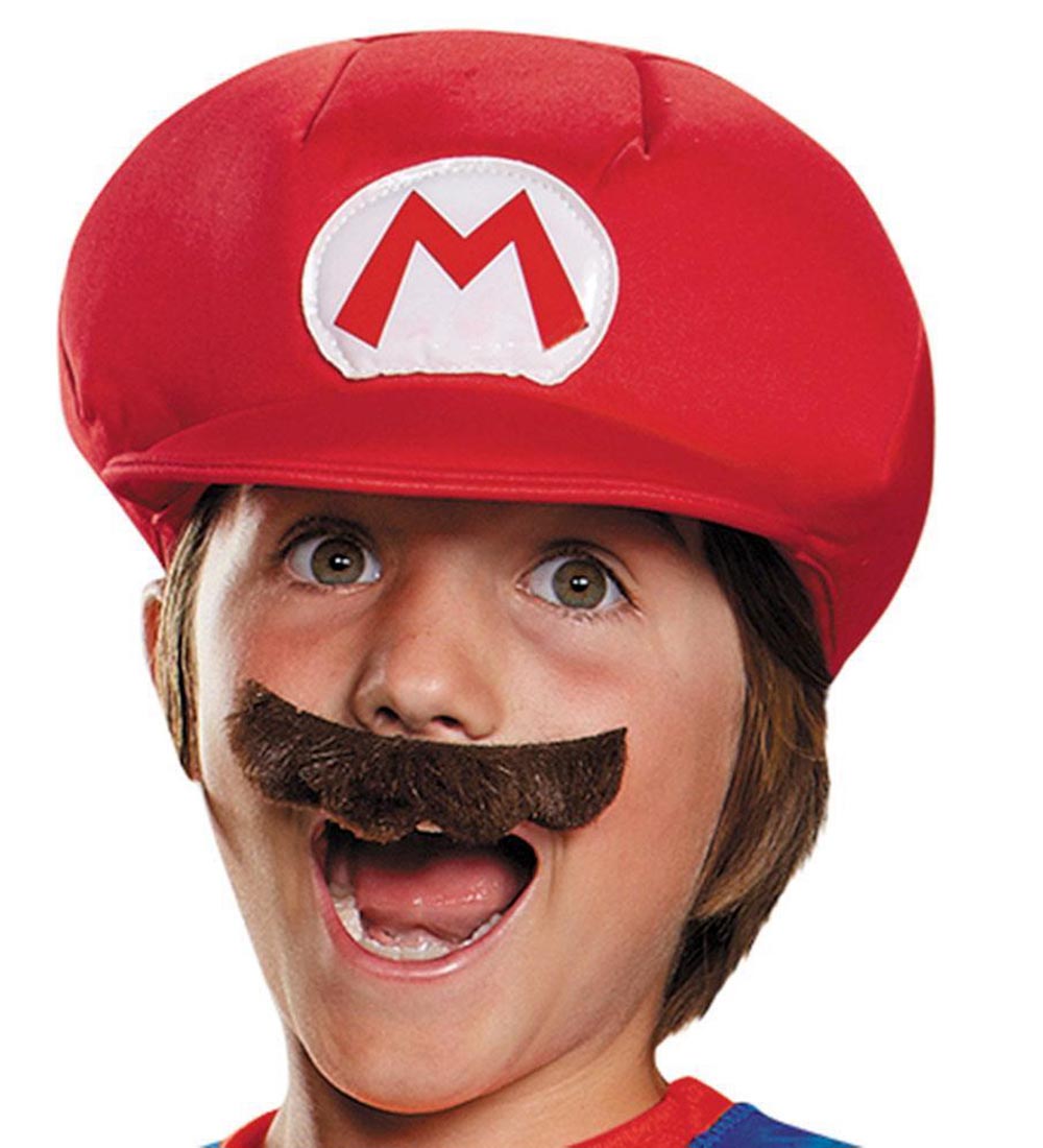 Disguise Costume - Mario Hat & Mustache
