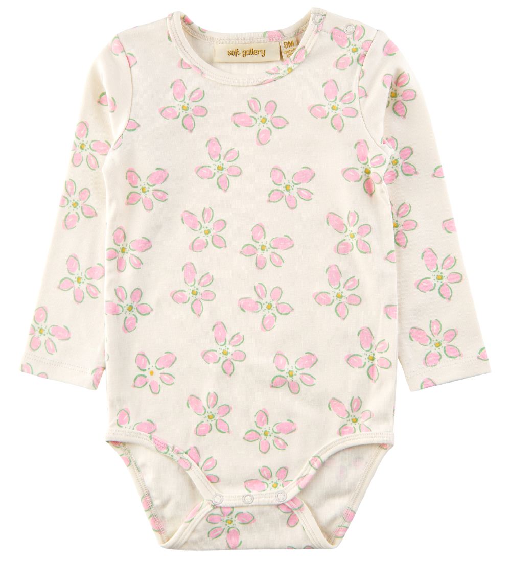 Soft Gallery Romper l/s - SgGalileo - Spring - Gardenia AOP