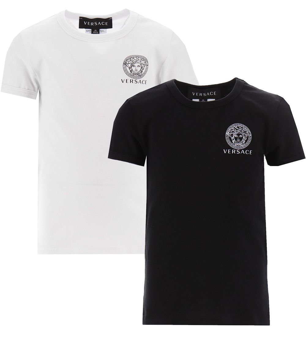 Versace T-shirt - 2-Pack - Topeka - Black/White