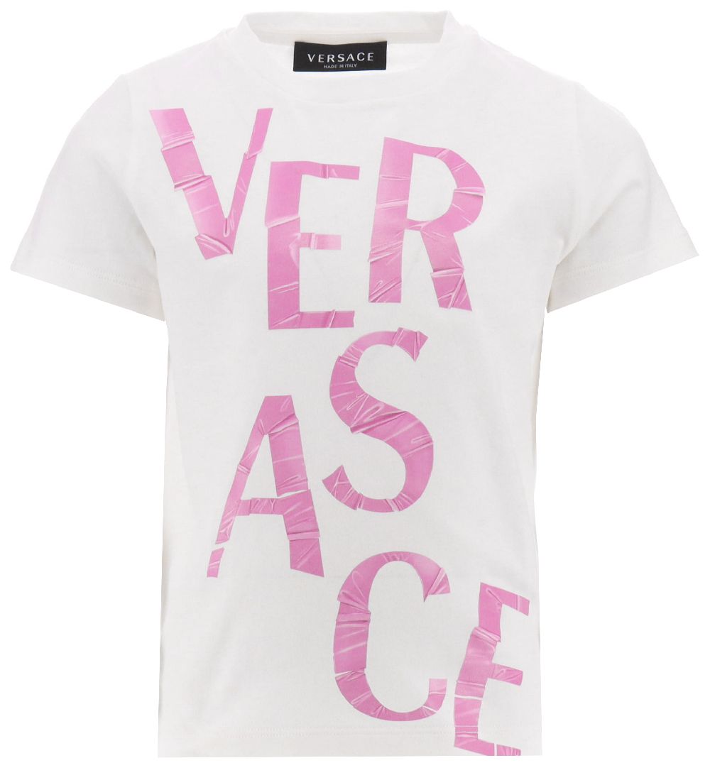 Versace T-Shirt - Weiß/Pink