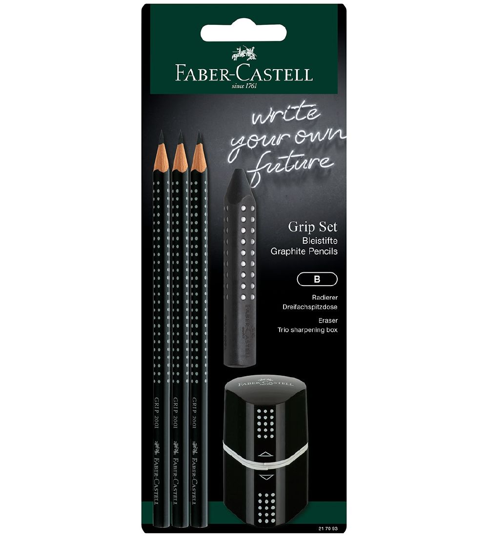 Faber-Castell Grip Set - 5 Onderdelen - Zwart