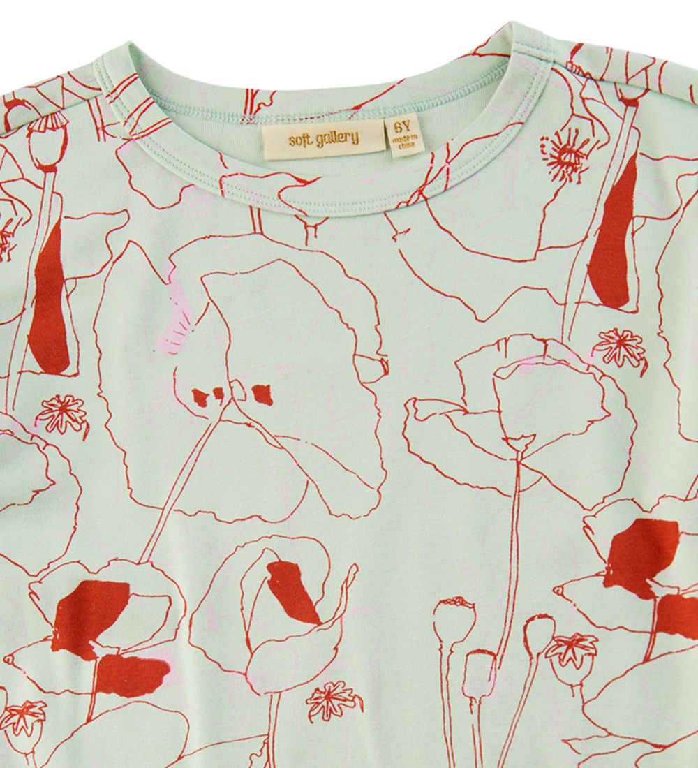 Soft Gallery Kleid - SgLinny - Poppy - Misty Jade