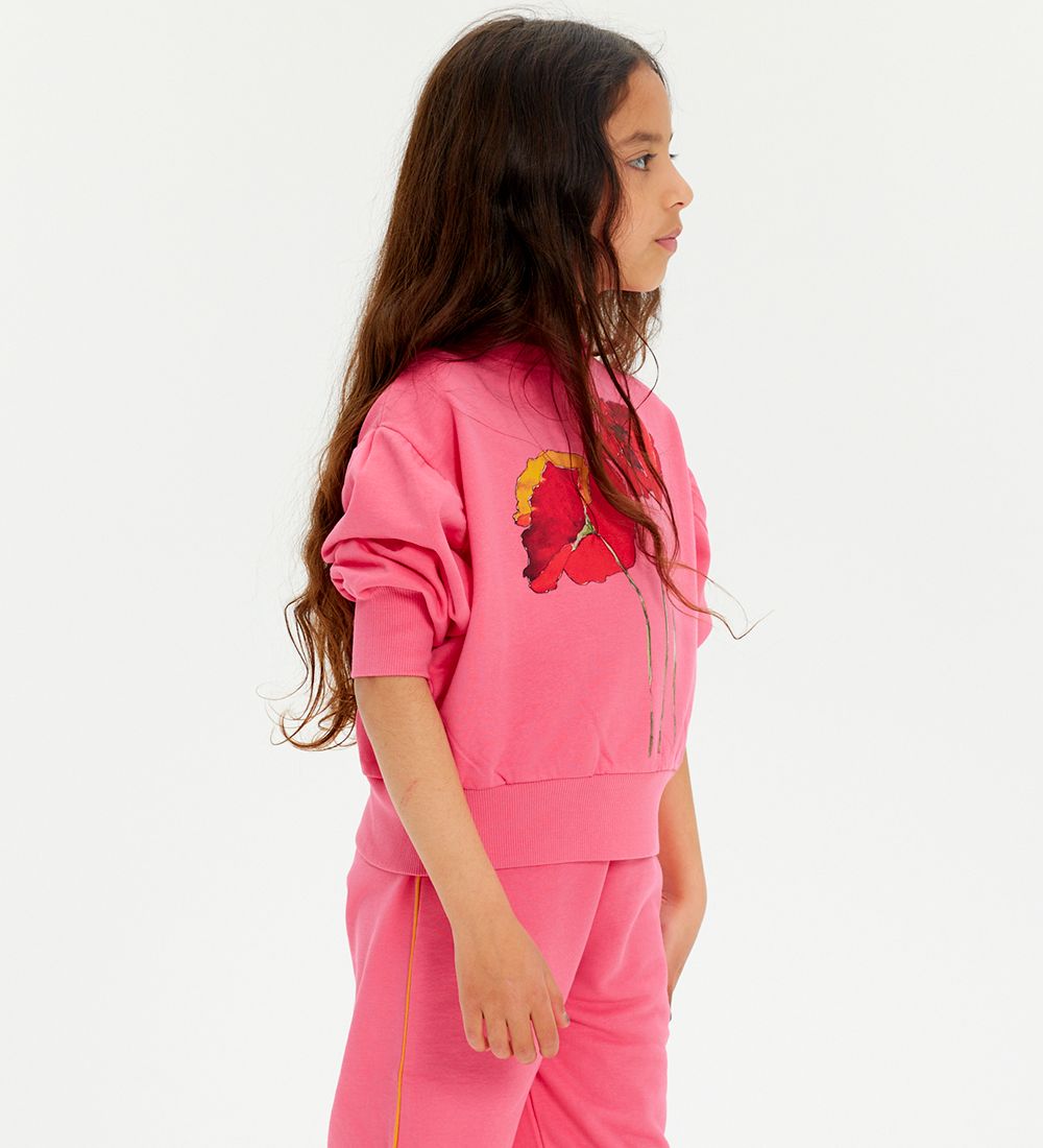 Soft Gallery Sweatshirt - 3/4 sleeves - SgGeneva - Camelia Rose