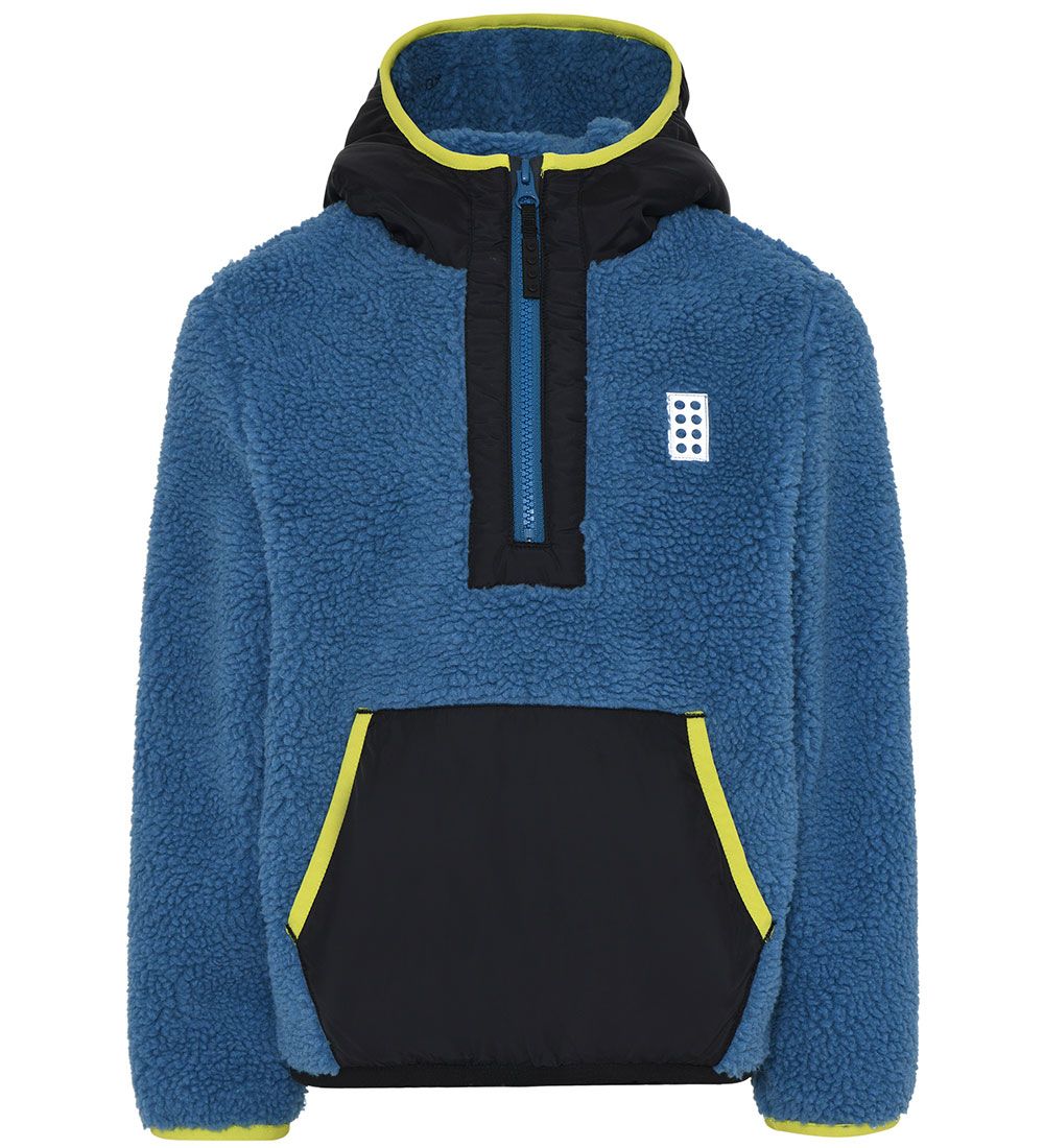 LEGO Wear Hoodie - Teddy Fleece - LWSky 710 - Dusty Blue