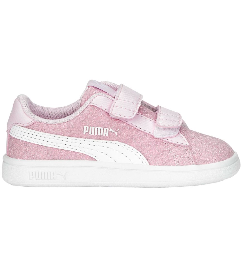 Puma Sneakers - Smash V2 Glitzer GlamV PS - Pearl Pink-Puma Whit