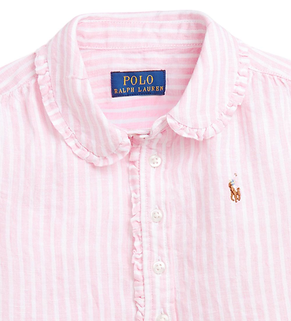 Polo Ralph Lauren Shirt - Kinsley - Watch Hill - Pink/White stri