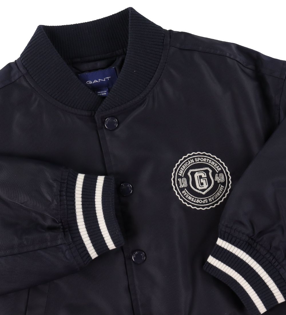 GANT Bomber Jacket - USA Varsity - Evening Blue