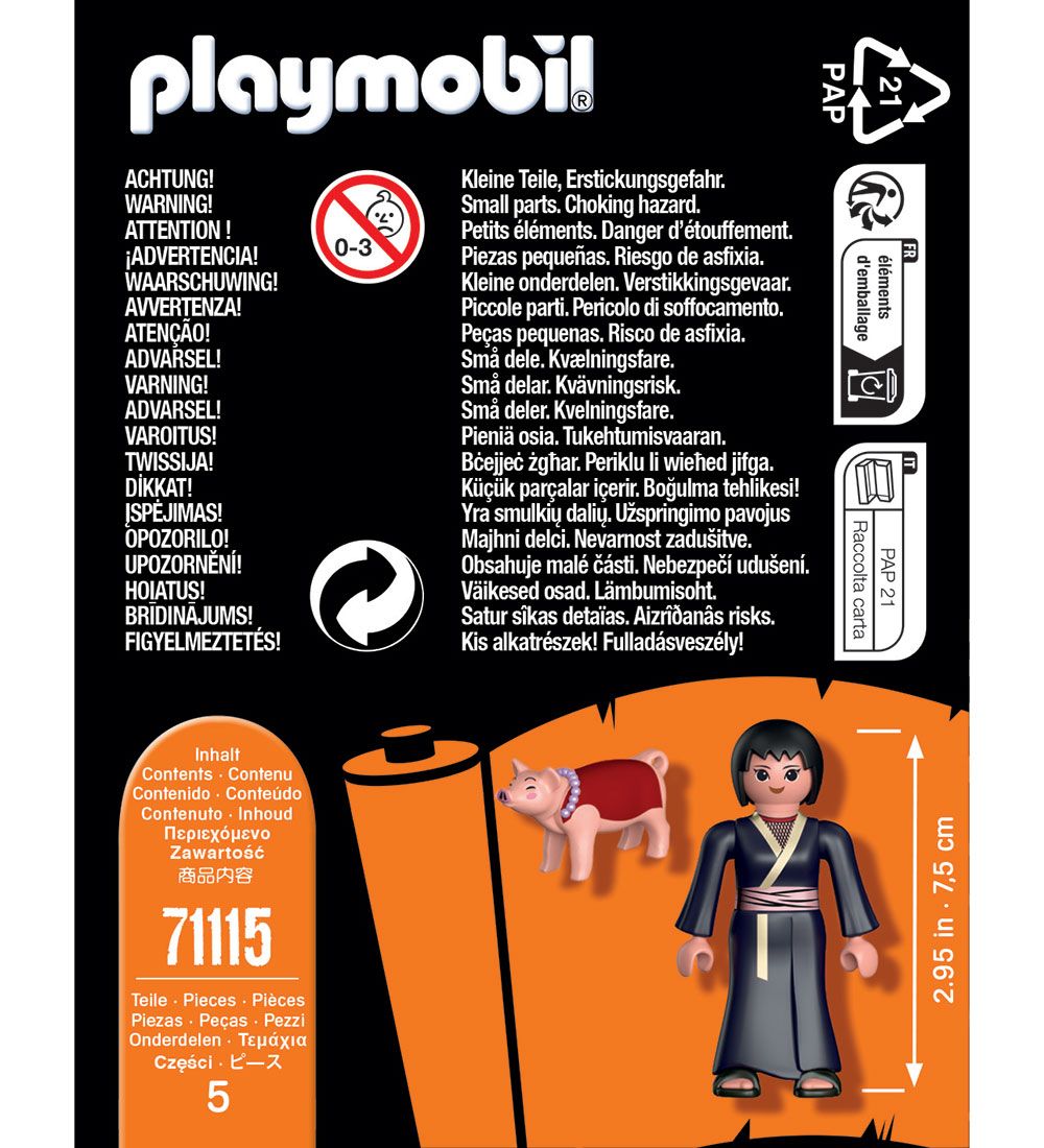 Naruto Playmobil - Shizune - 71115 - 5 Parties