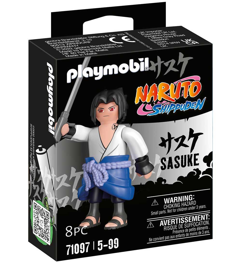 Playmobil Naruto - Sasuke - 71097 - 8 Parts