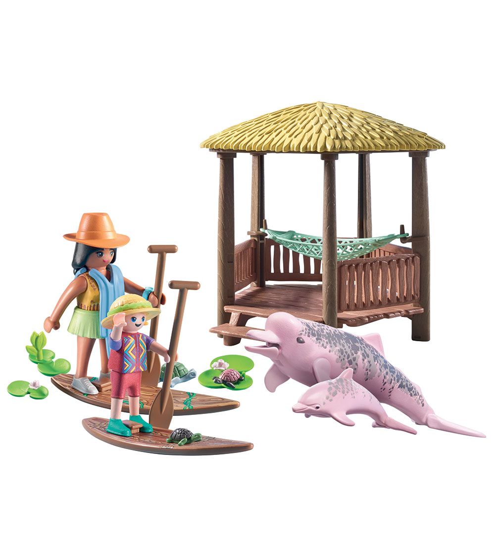 Playmobil Wiltopia - Paddling trip with river dolphins - 71143 -