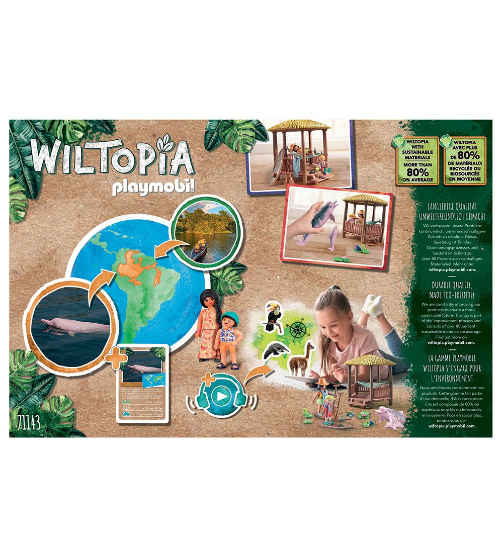 Playmobil Wiltopia - Paddling trip with river dolphins - 71143 -