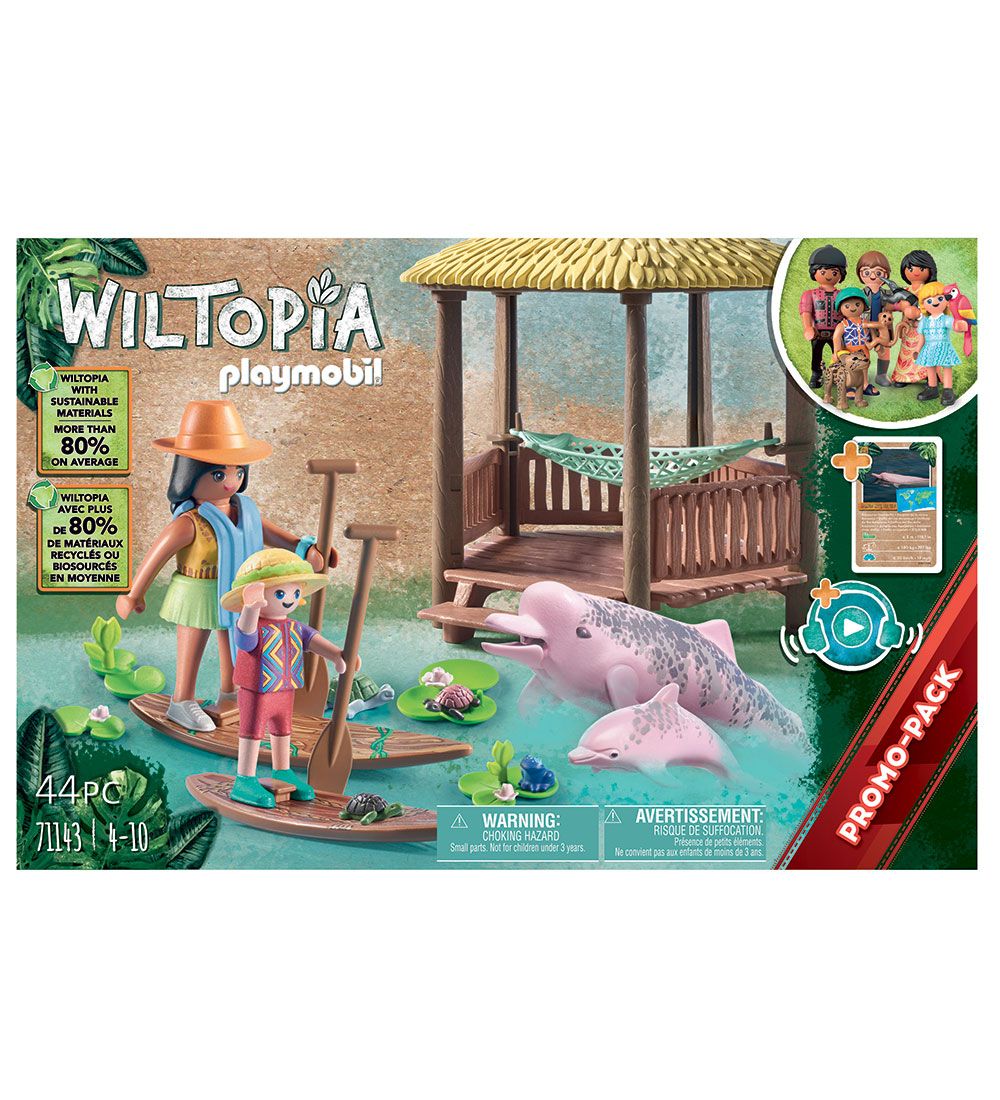 Playmobil Wiltopia - Paddling trip with river dolphins - 71143 -