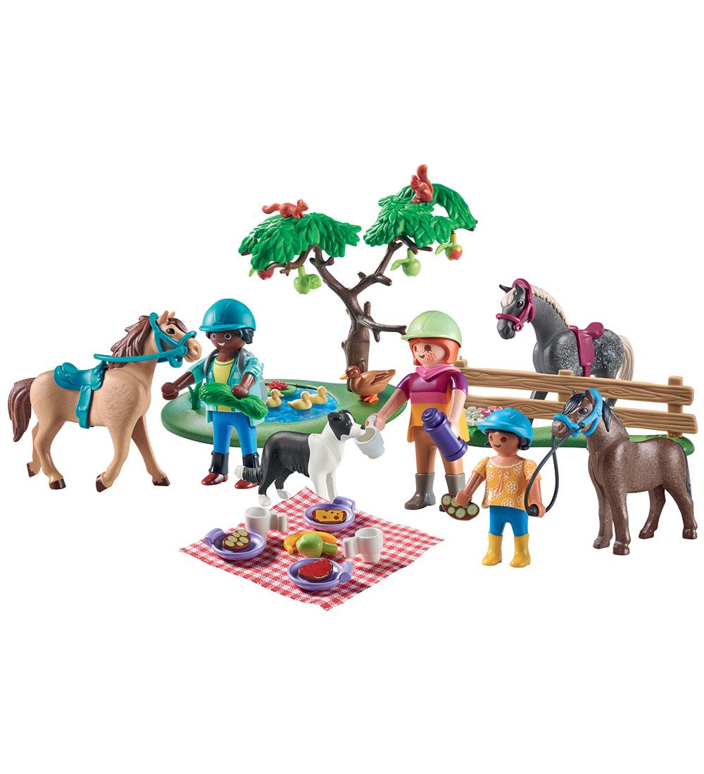 Playmobil Country - Picnic With Horses - 71239 - 67 Parts