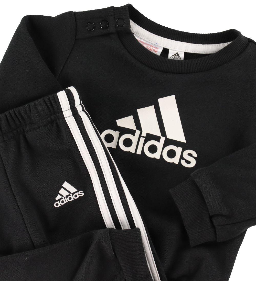 adidas Performance Sweat Set - I Bos Jog FT - Black/White