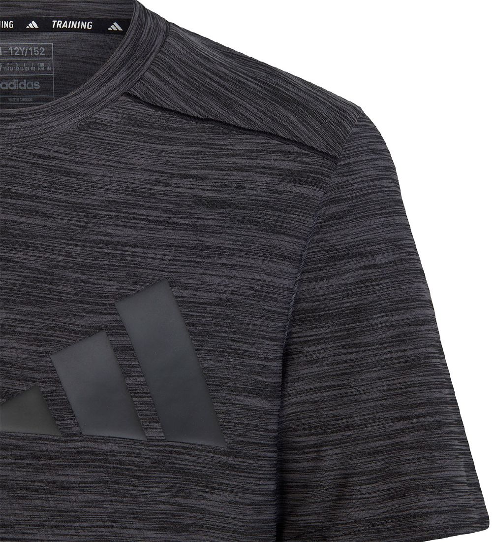 adidas Performance T-shirt - B TI Heather Tee - Grey