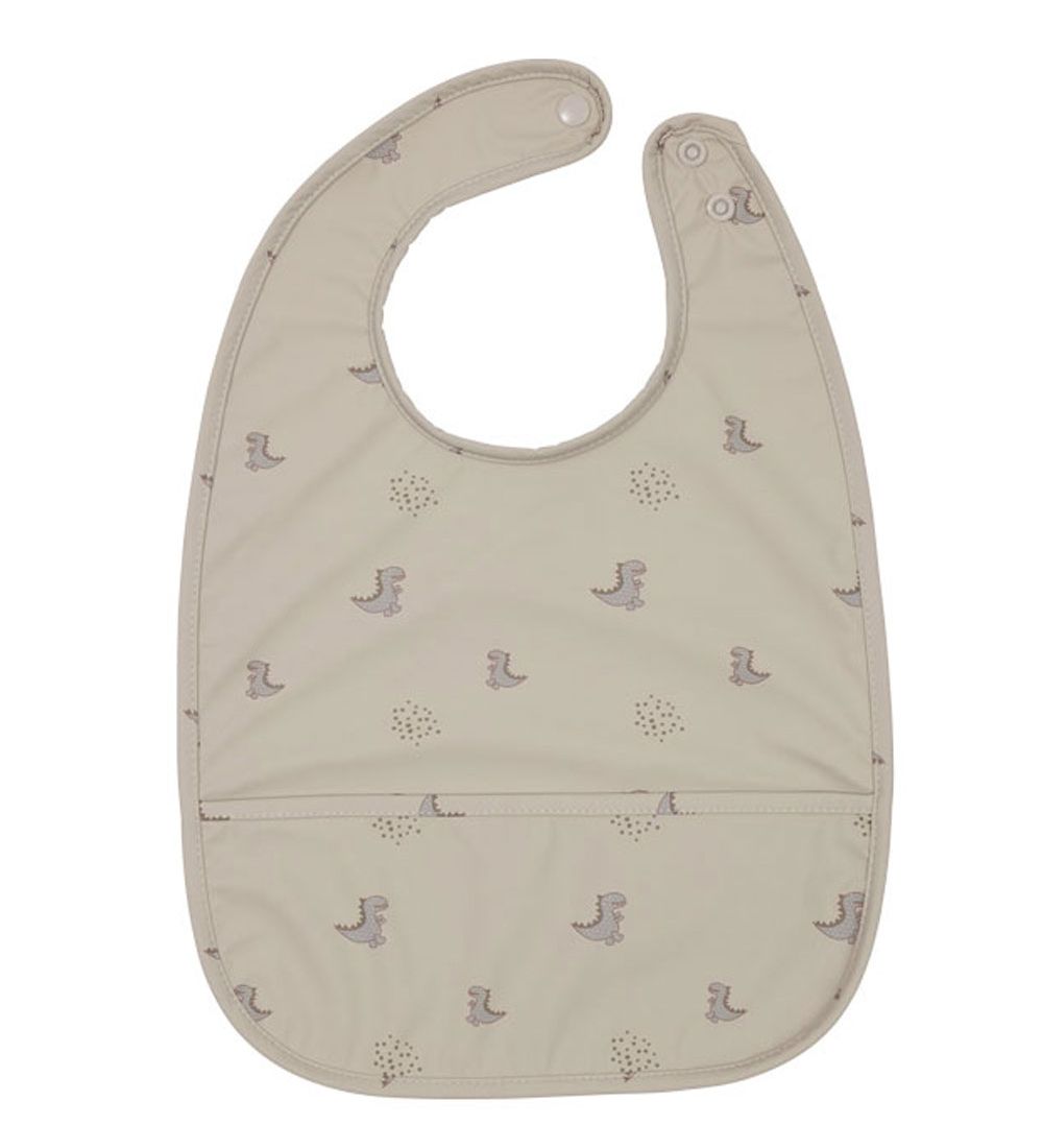 OYOY Bib - 2-Pack - Dino - Blue/Clay
