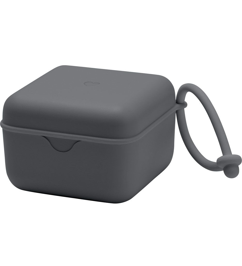 BIBS Pacifier box - 7x5 cm - Iron