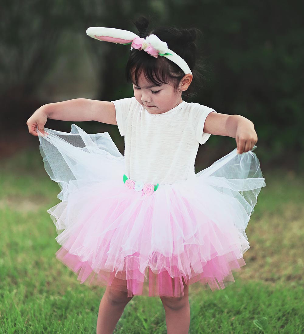 Great Pretenders Costume - Tulle Skirt/Headband - Bunny