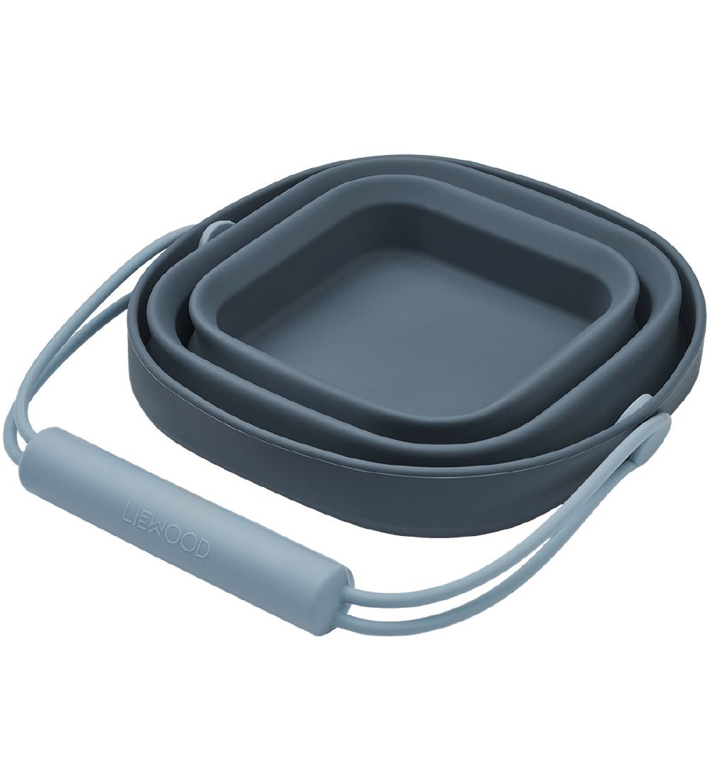 Liewood Bucket - Silicone - Abelone - Whale Blue/Sea Blue
