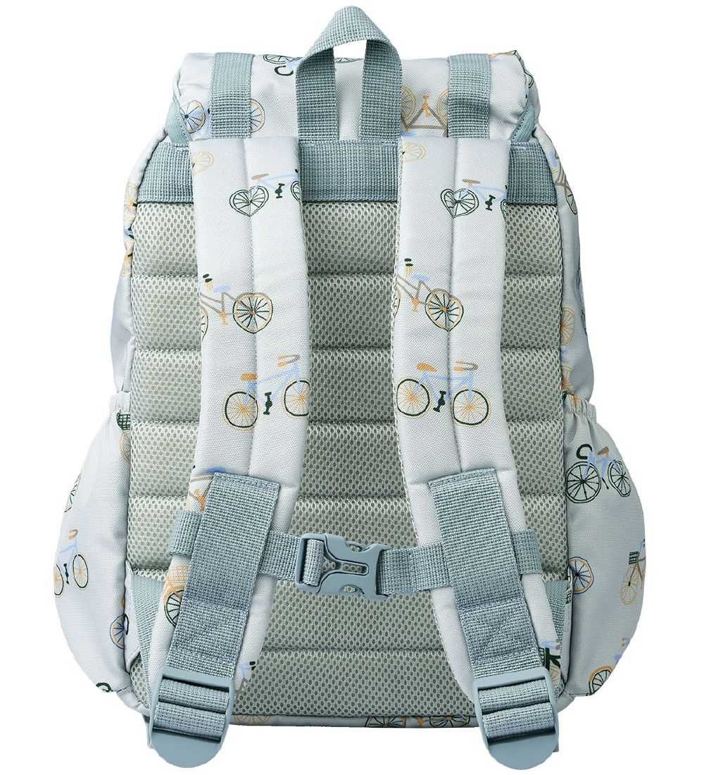 Liewood School Backpack - Helena - Bicycle/Cloud Blue