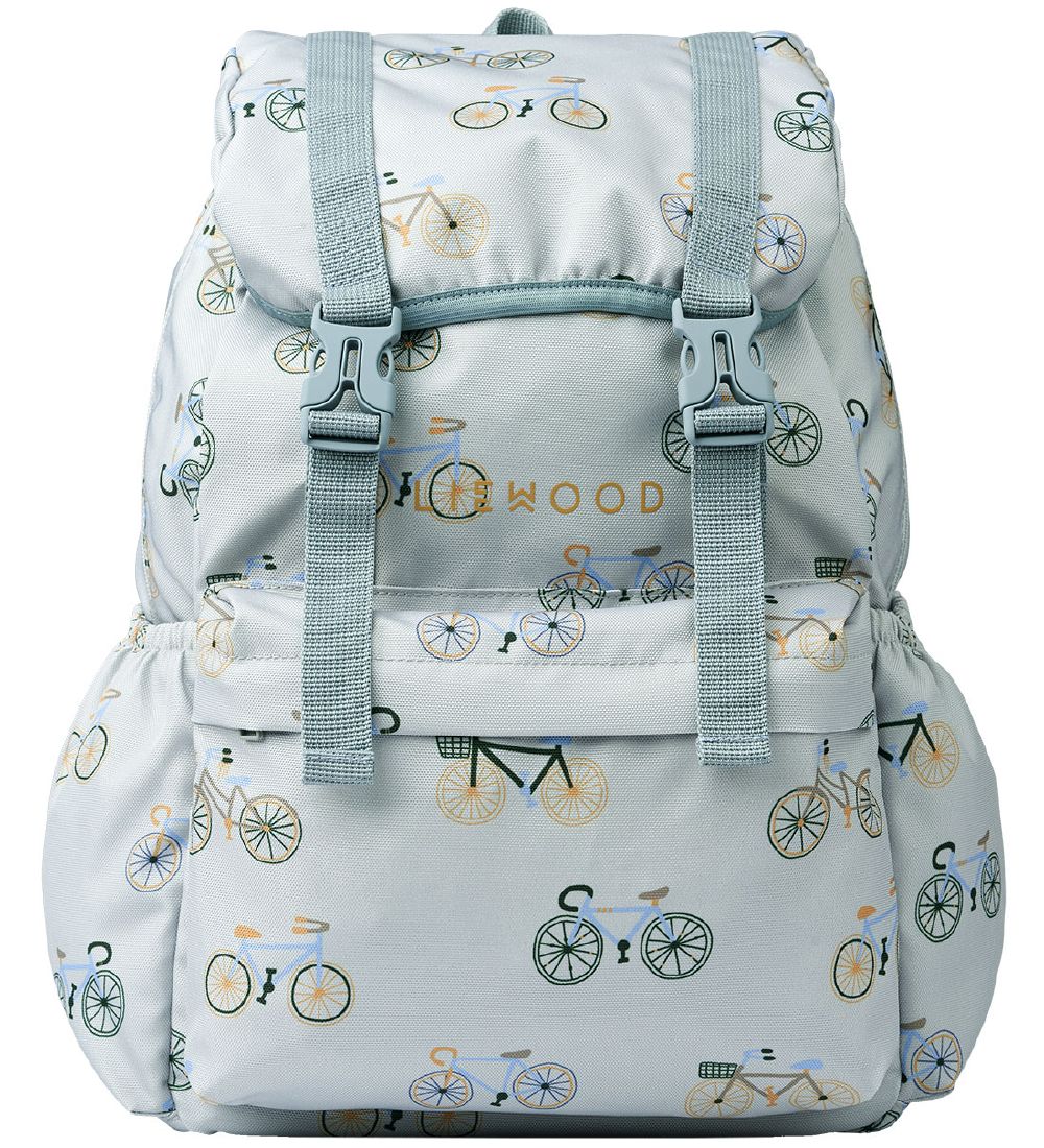 Liewood School Backpack - Helena - Bicycle/Cloud Blue