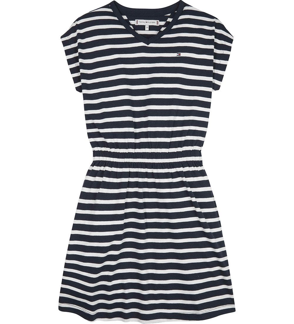 Tommy Hilfiger Dress - Breton Stripe V-NK - Desert Sky Stripe
