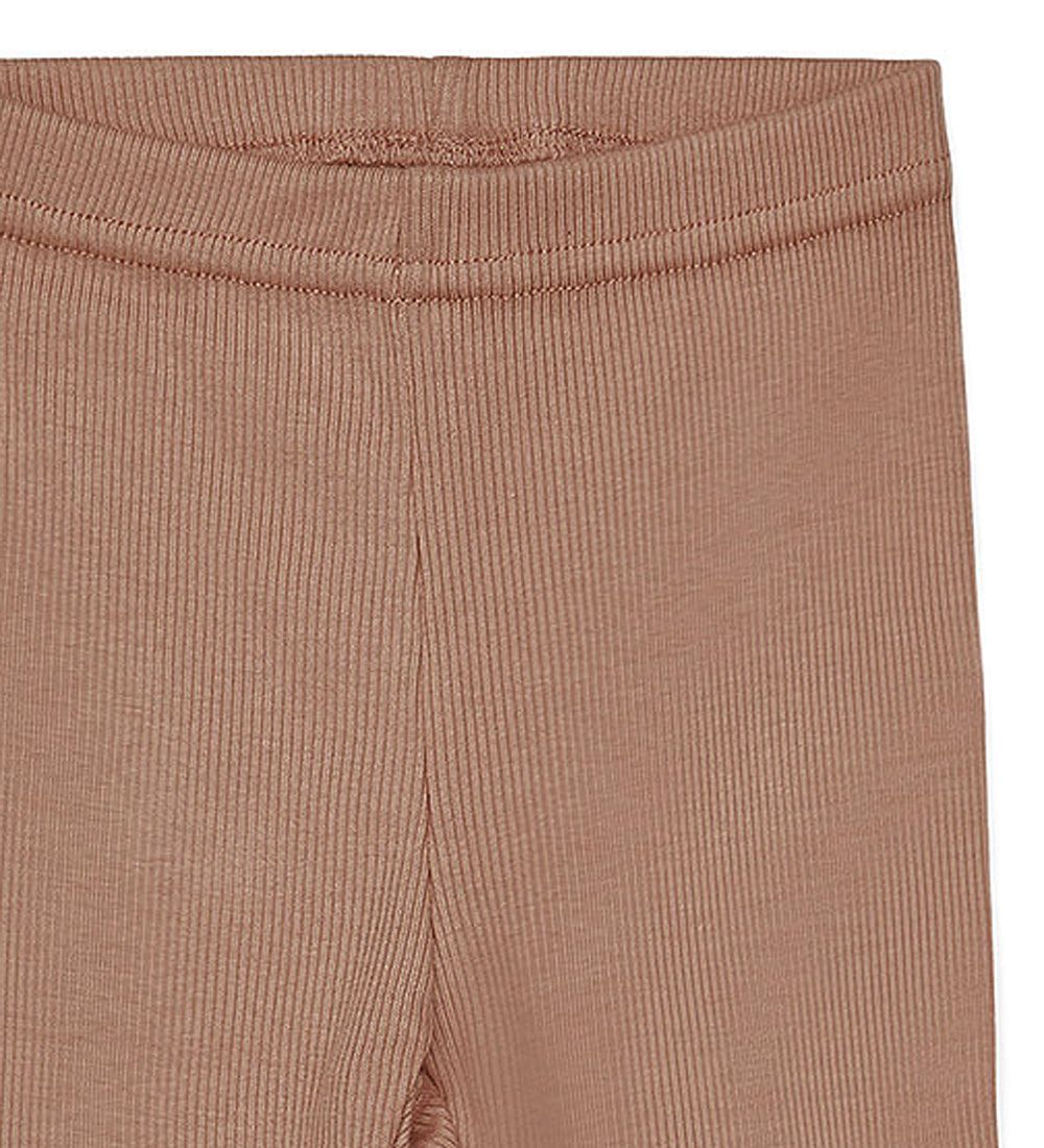 Popirol Leggings - Rib - Poem - Nougat