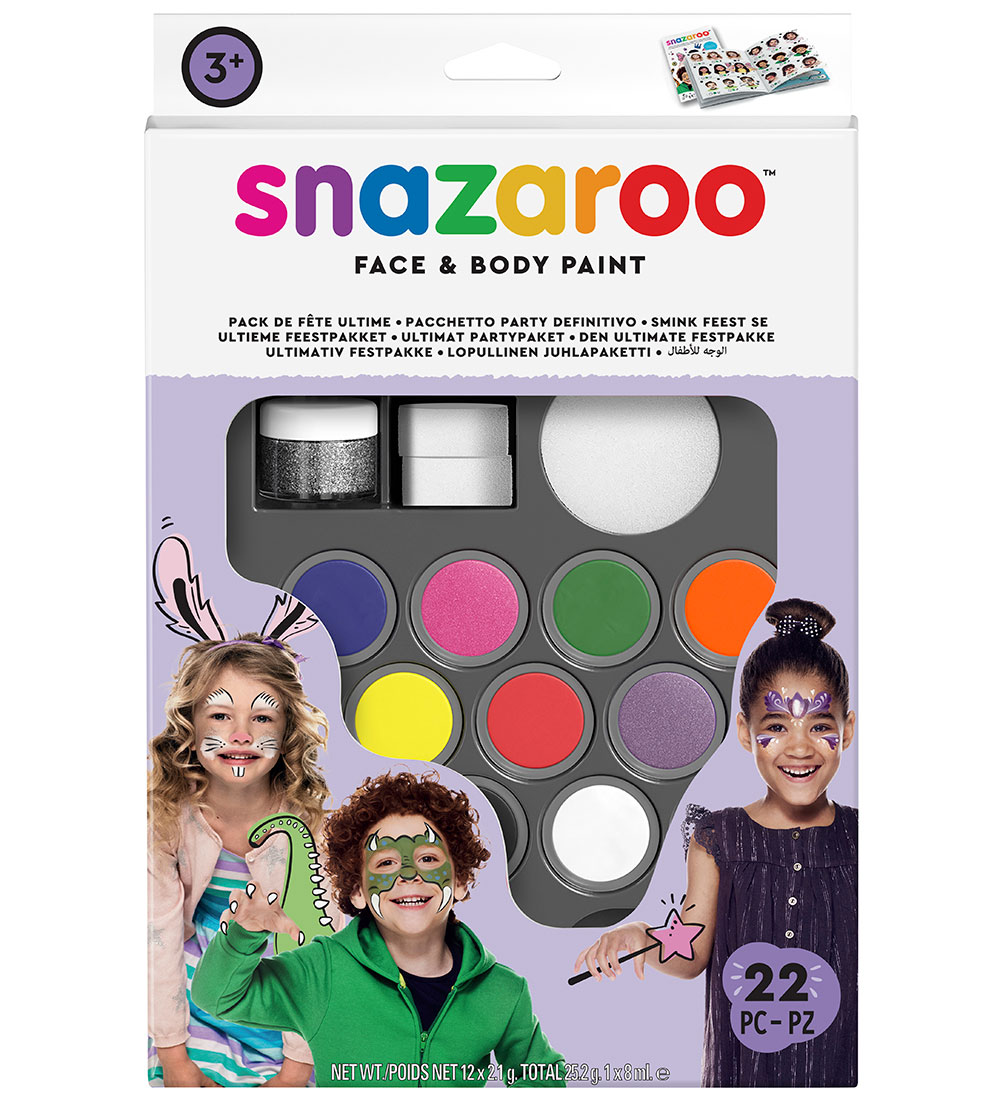 Snazaroo Face Paint - 22 Parts - Party